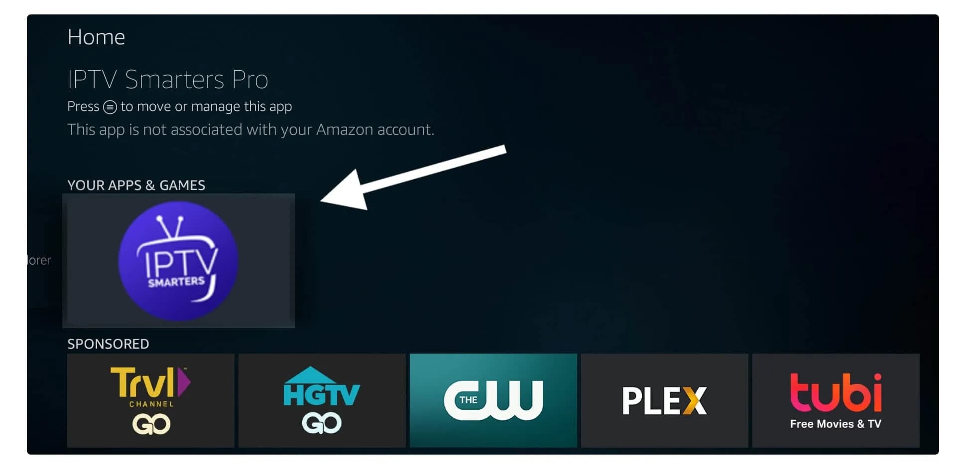Fire TV Apps: IPTV Smarters Pro